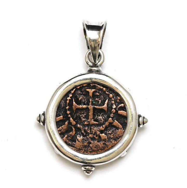 Sterling Silver Pendant, Hetoum II, Kardez Coin, 7088