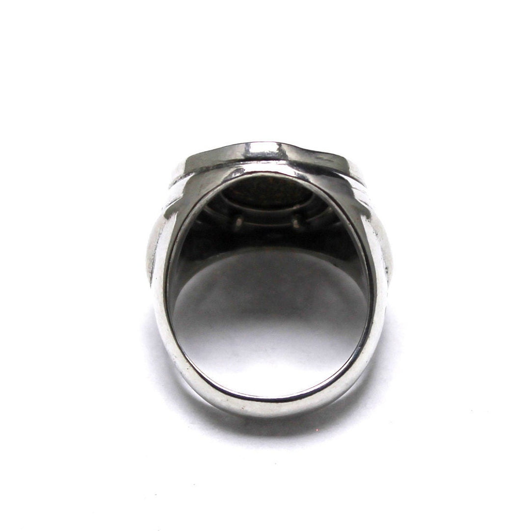 Sterling Silver Ring, Yehohanan Prutah Coin, 7210