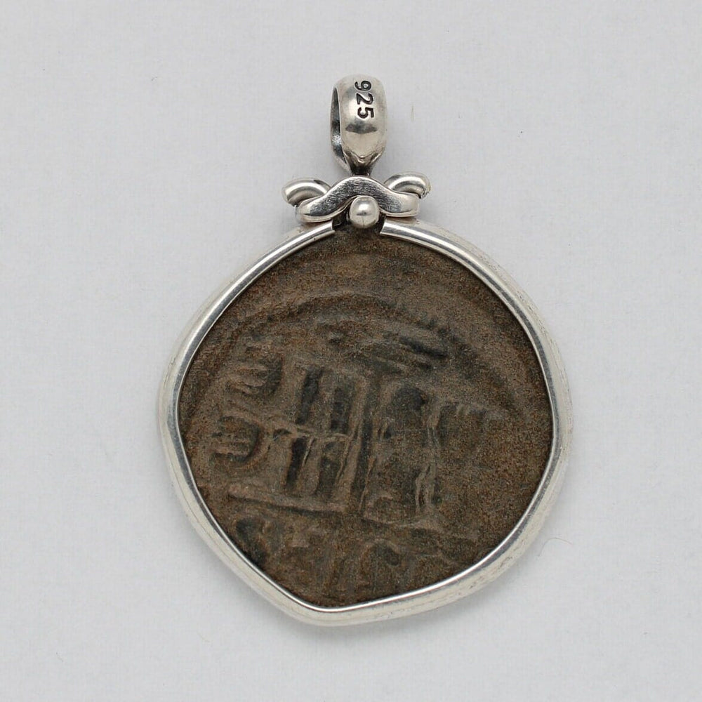 Sterling Silver Pendant, Anonymous Folles Class B Coin, ID14674