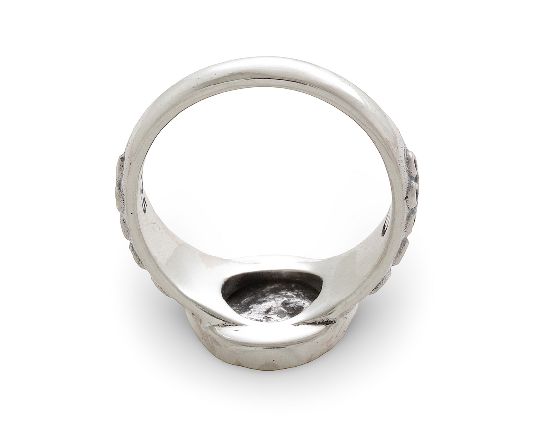 Spanish Half Real, Sterling Silver Ring, 8028