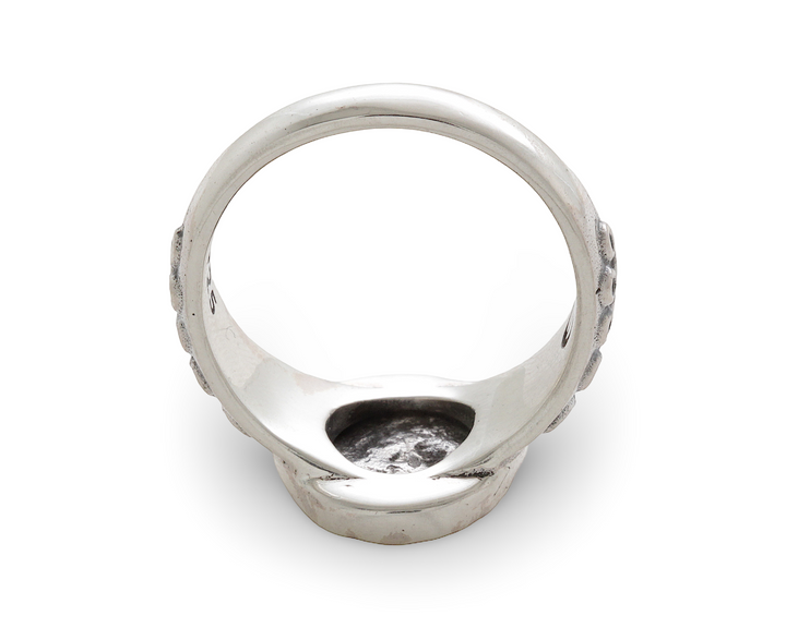 Spanish Half Real, Sterling Silver Ring, 8028