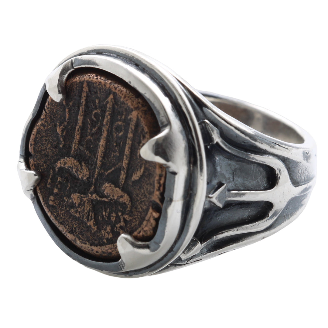 Silver Ring, Trident/Poseidon,  8132