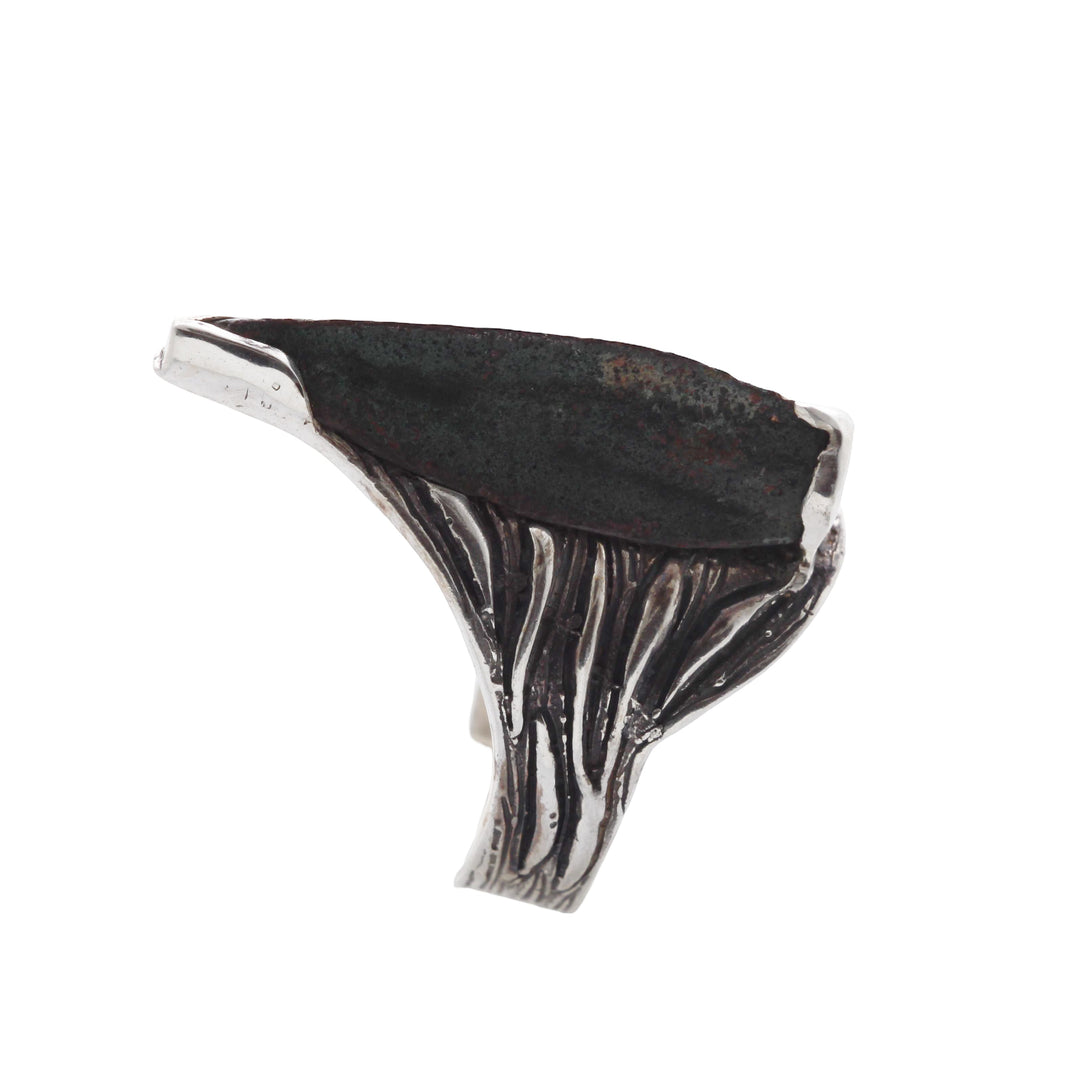 Bronze Arrowhead, Luristan, Sterling Silver Ring, 8139