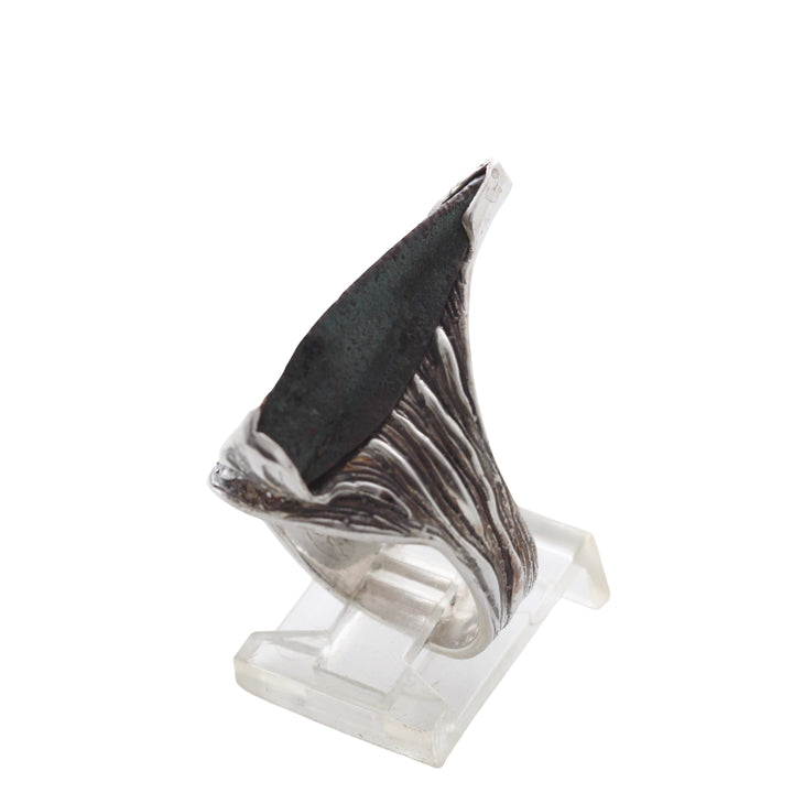 Bronze Arrowhead, Luristan, Sterling Silver Ring, 8139