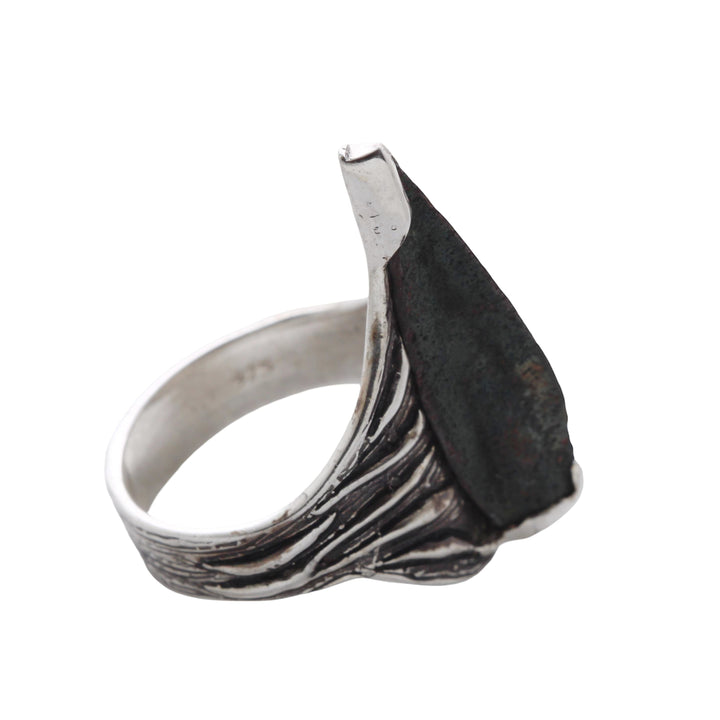 Bronze Arrowhead, Luristan, Sterling Silver Ring, 8139