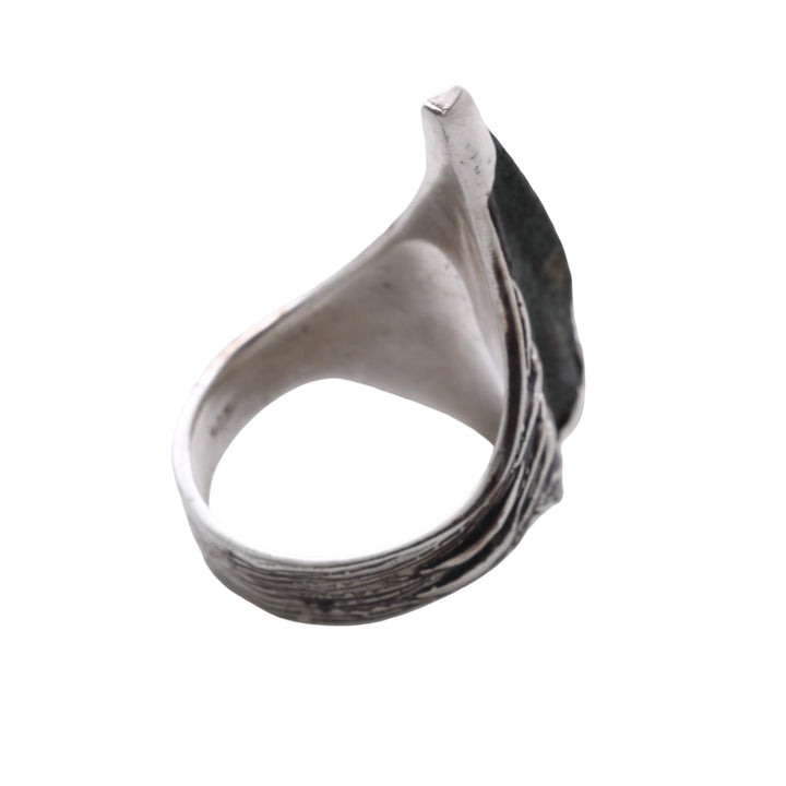 Bronze Arrowhead, Luristan, Sterling Silver Ring, 8139