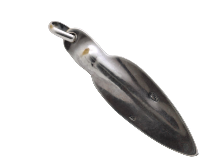 Sterling Silver Pendant, Bronze Arrowhead, Luristan, 8163
