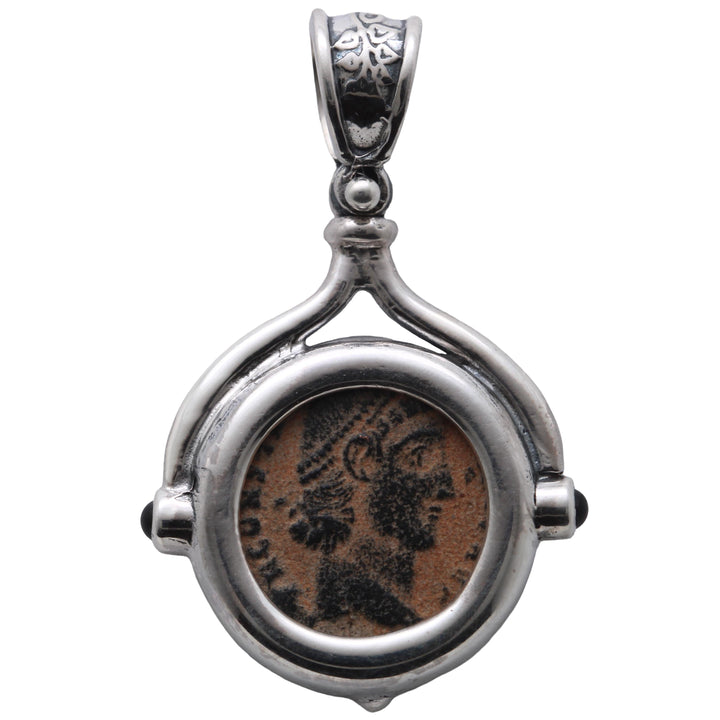 Sterling Silver Pendant, Constance, Roman Bronze, 8166