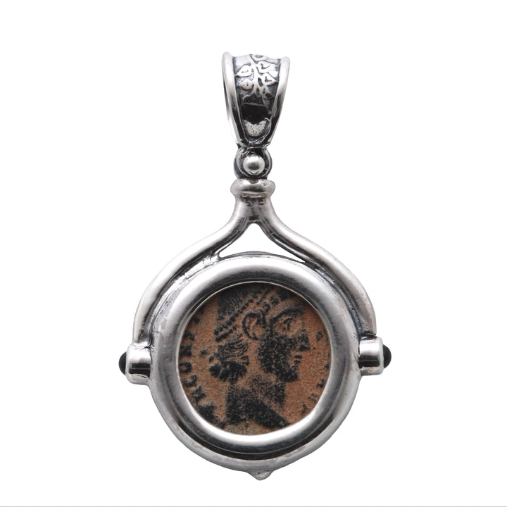 Sterling Silver Pendant, Constance, Roman Bronze, 8166