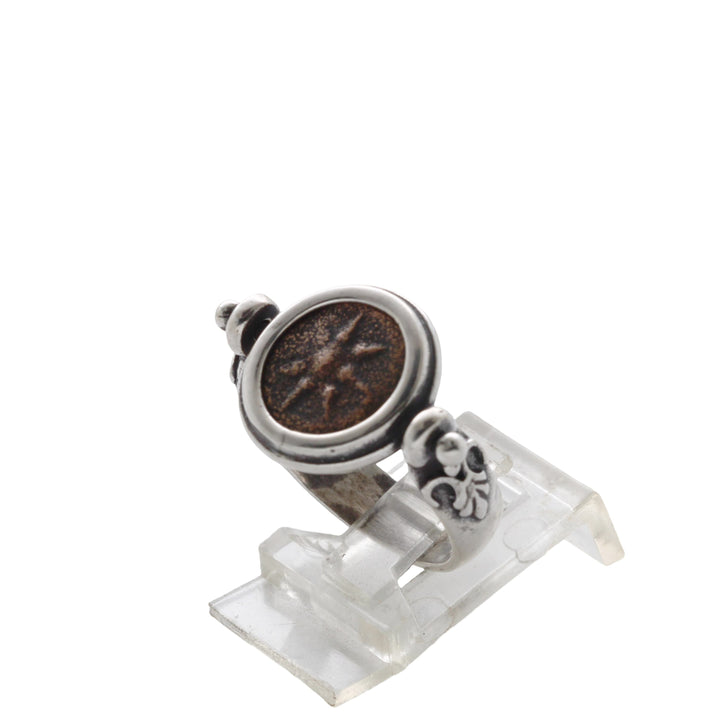 Widows Mite Flip Ring, Sterling Silver, 8178