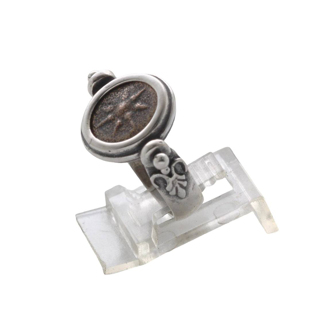 Widows Mite Flip Ring, Sterling Silver, 8178