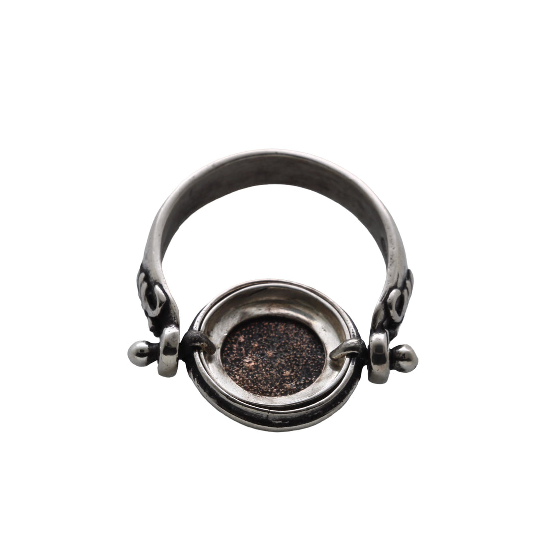Widows Mite Flip Ring, Sterling Silver, 8178