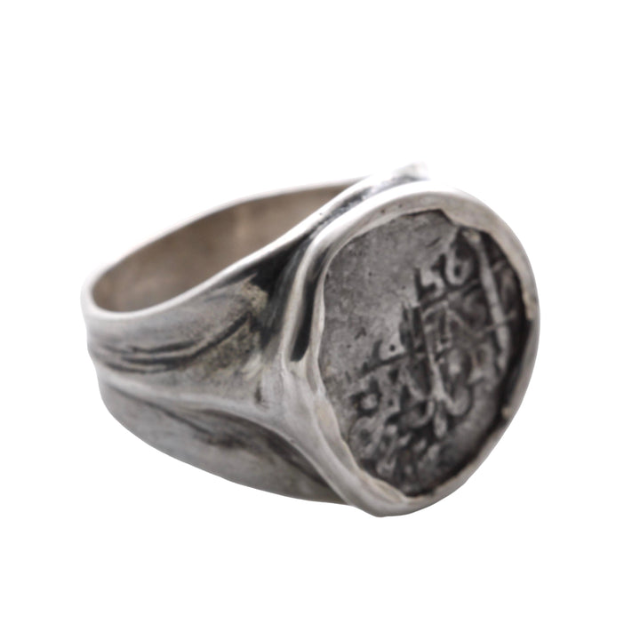 Spanish Colonial 1 Real, Sterling Silver Ring, 8190