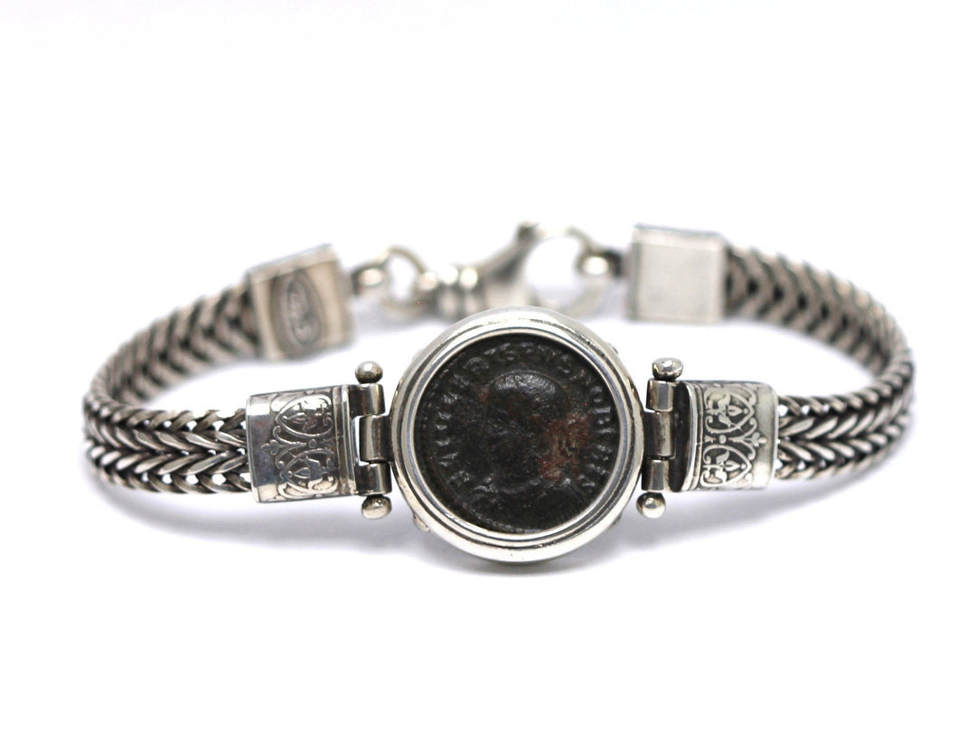 Silver Bracelet, Constantine II Roman Bronze, 6971