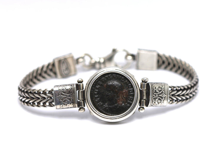 Silver Bracelet, Constantine II Roman Bronze, 6971