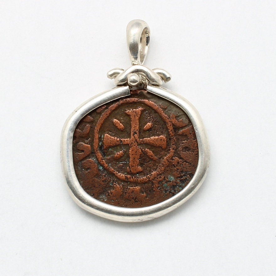 Silver Pendant, Kardez Levon III Coin, 00227