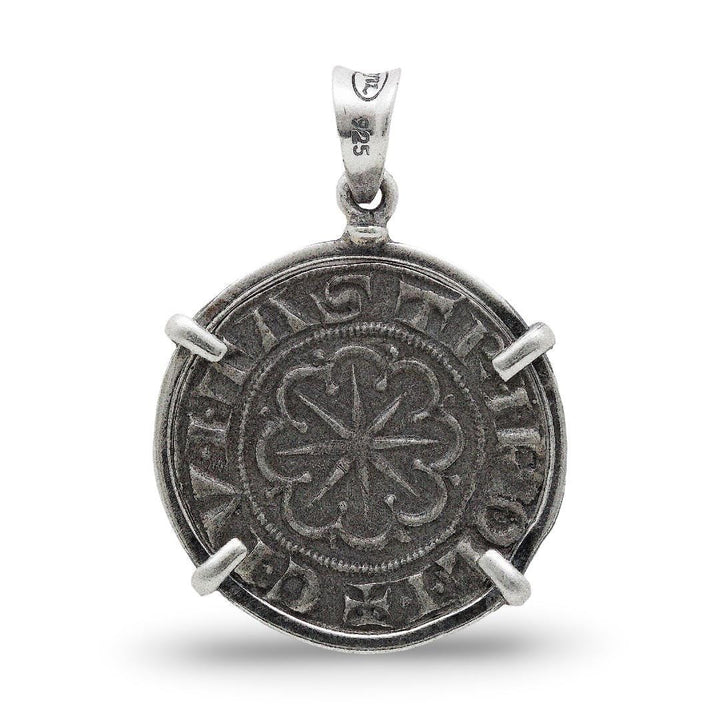 Bohemond VI Coin, Silver Pendant, 8102