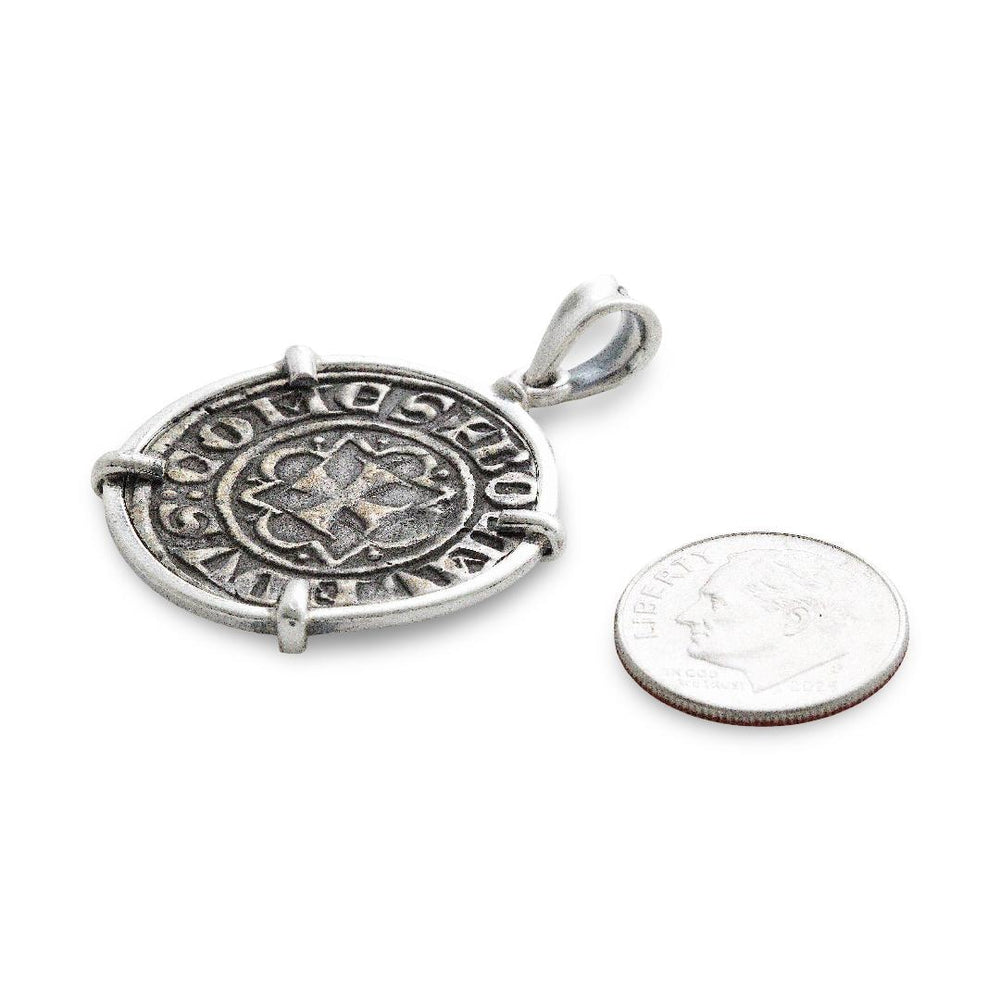 Bohemond VI Coin, Silver Pendant, 8103