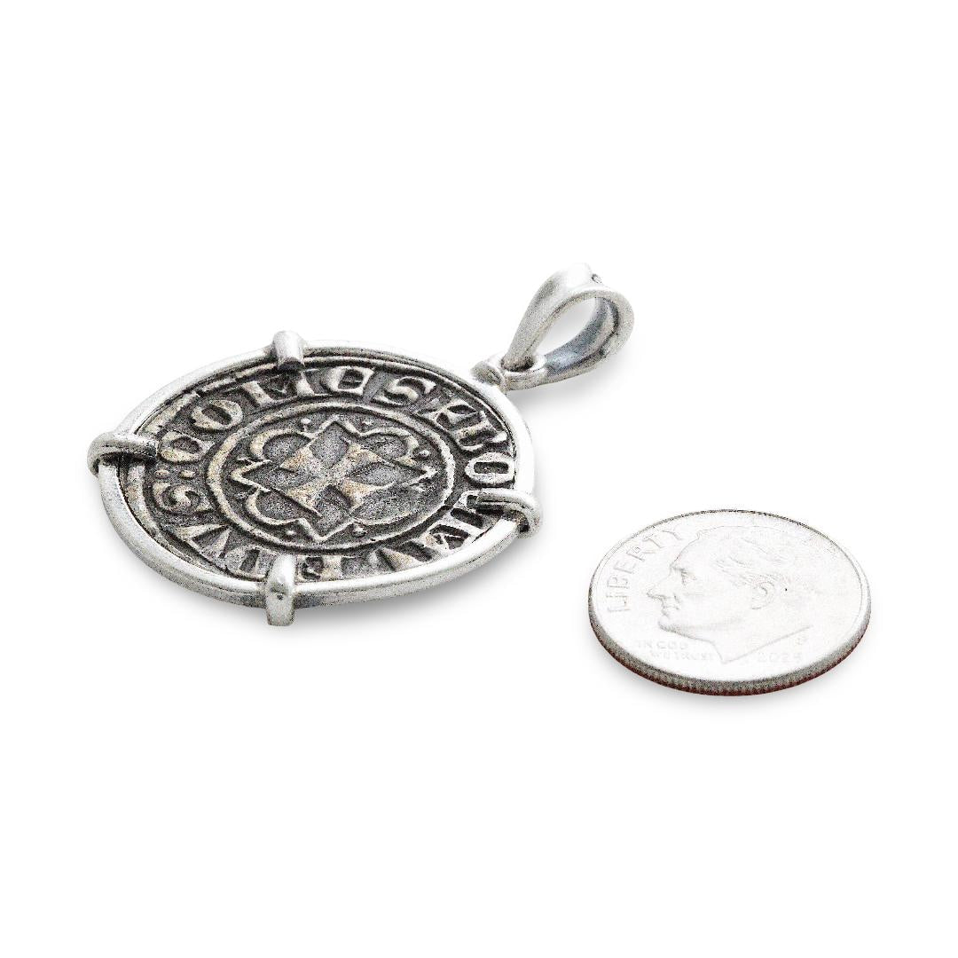 Bohemond VI Coin, Silver Pendant, 8103