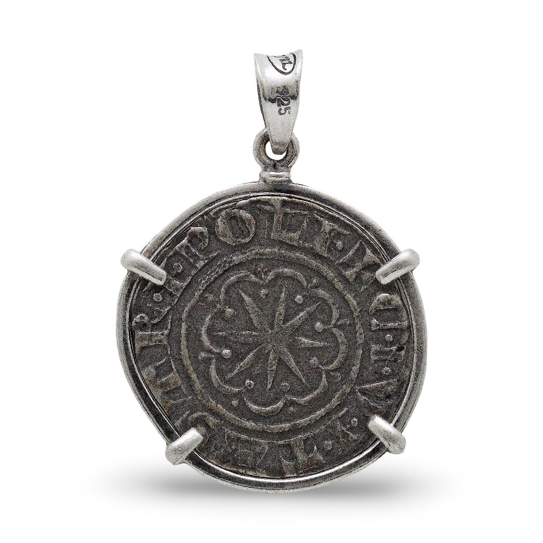 Bohemond VI Coin, Silver Pendant, 8103