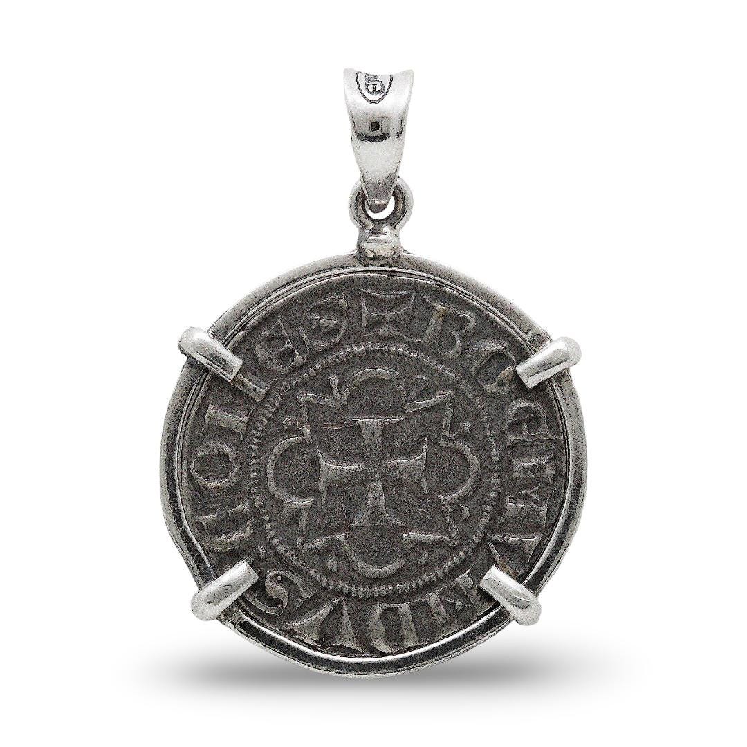 Bohemond VI Coin, Silver Pendant, 8102