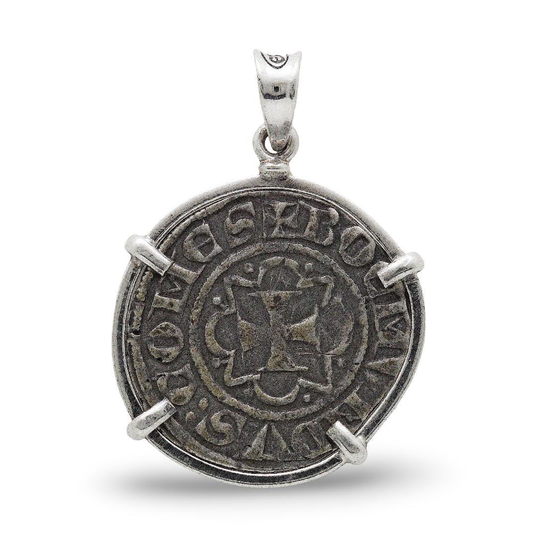 Bohemond VI Coin, Silver Pendant, 8103