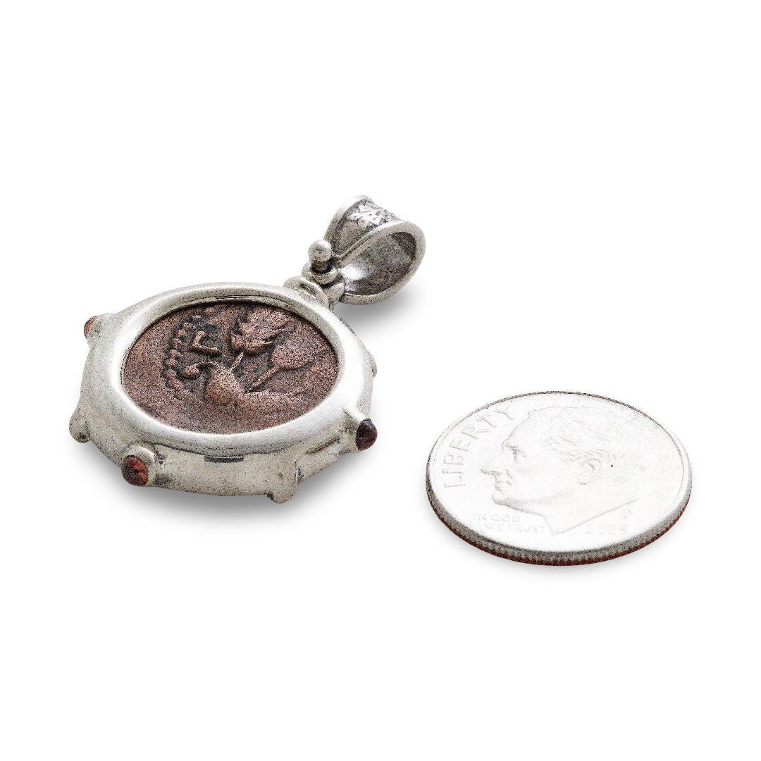 Agrippa Prutah, Sterling Silver Pendant, 8107