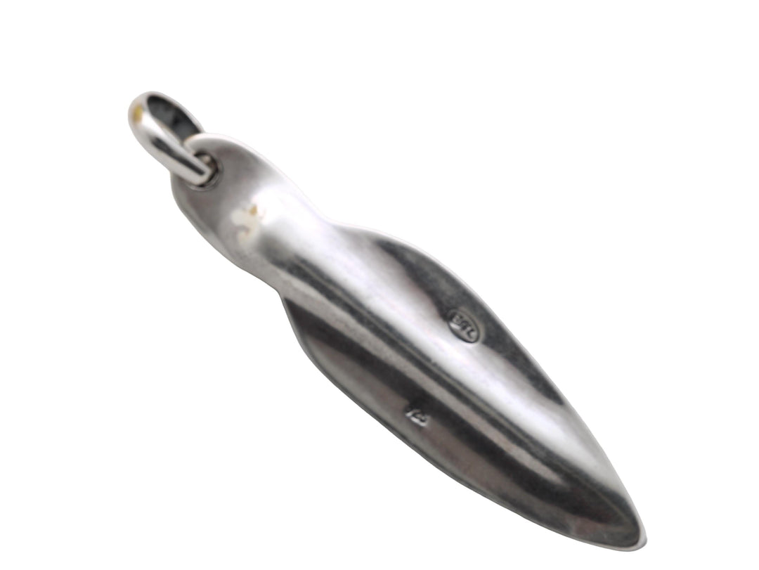 Sterling Silver Pendant, Bronze Arrowhead, Luristan, 8162