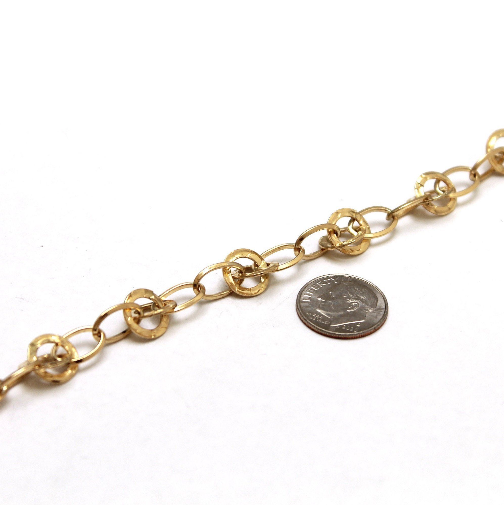 Gold-Filled Link Bracelet, Toggle Clasp, 7012