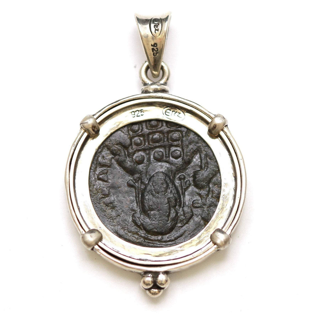 Silver Pendant, Constantine X, Ancient Coin, 7004