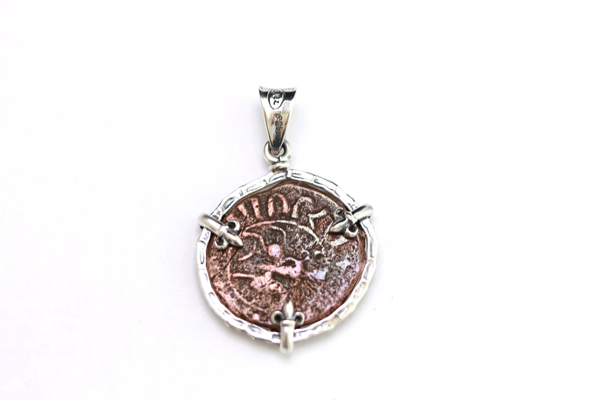 Silver Pendant, Hetoum I Kardez, 6867 - Erez Ancient Coin Jewelry 