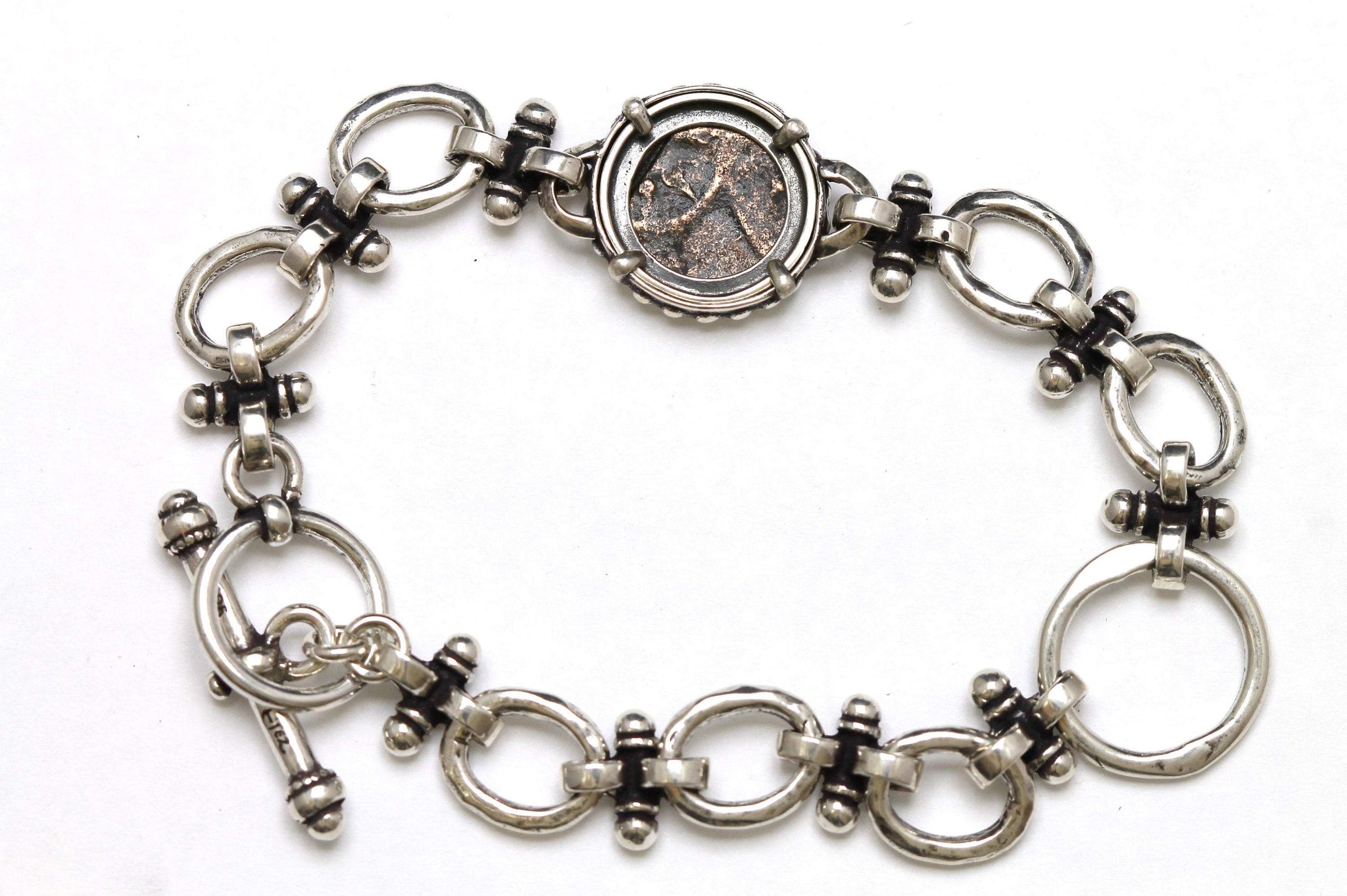 Sterling Silver Bracelet, Widows Mite, 7171