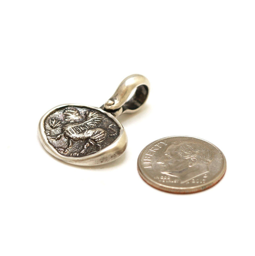 Sterling Silver Pendant and Ring Set, Griffen, ID13460