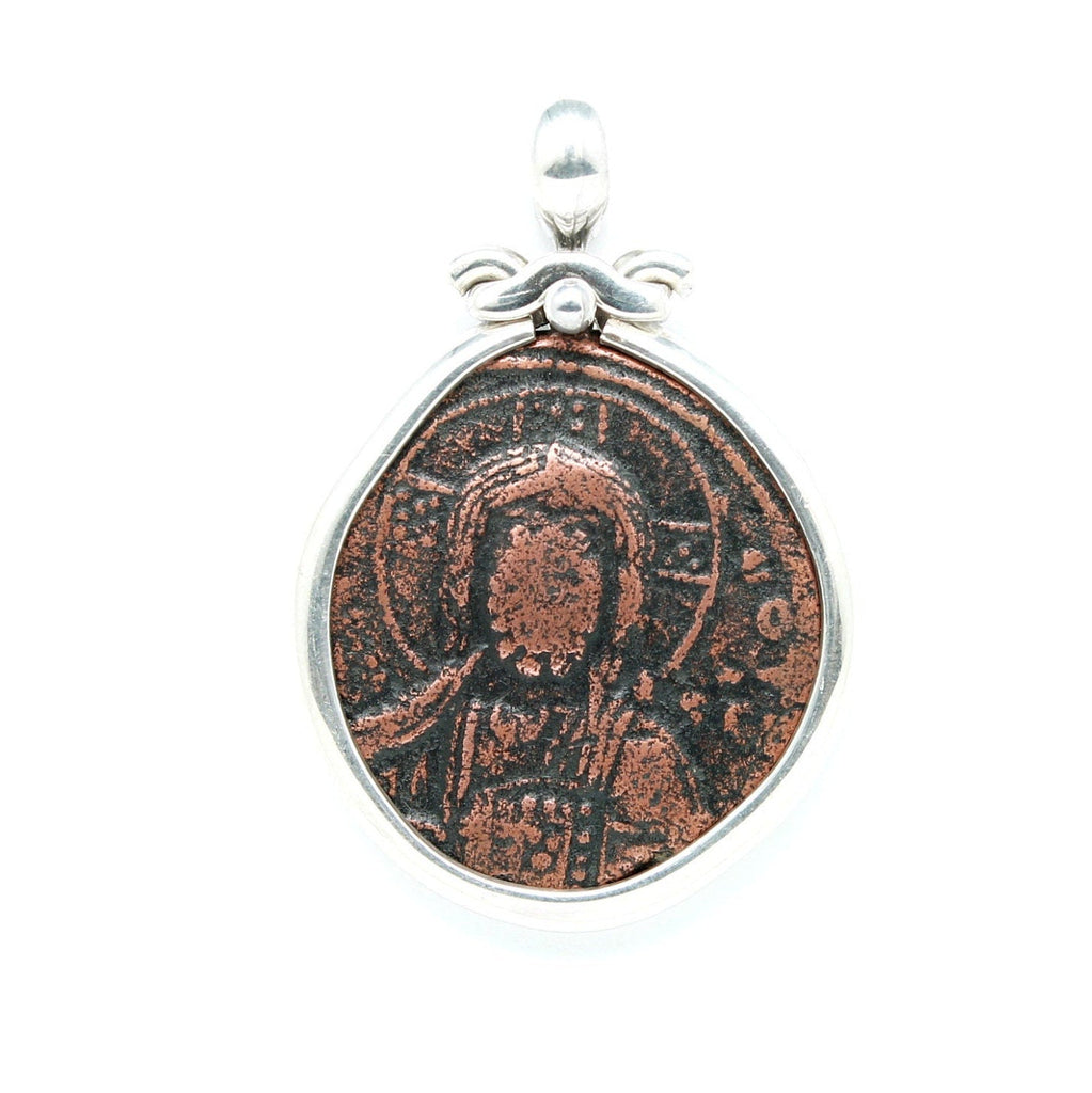 Sterling Silver Pendant, Anonymous Folles Class A Coin, 7269