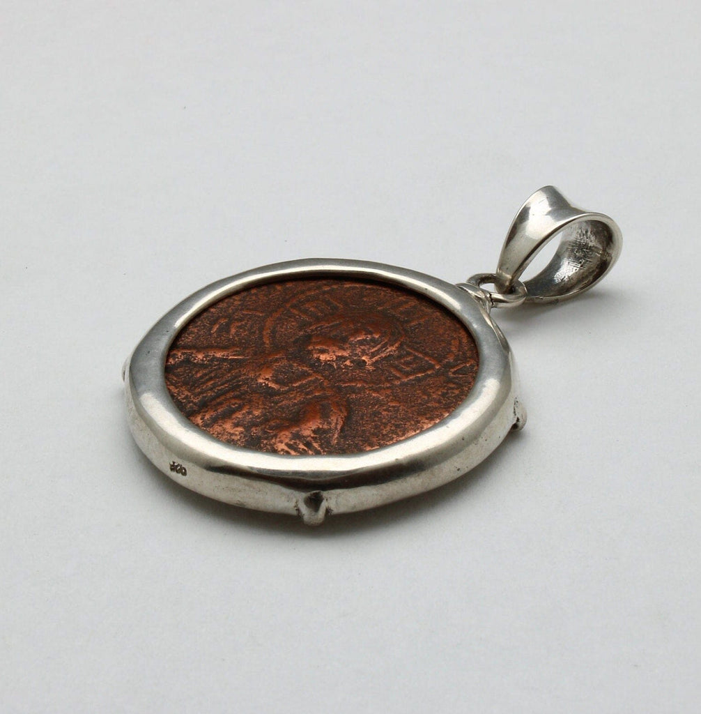 Sterling Silver Pendant, Anonymous Folles Class A Coin, ID14619