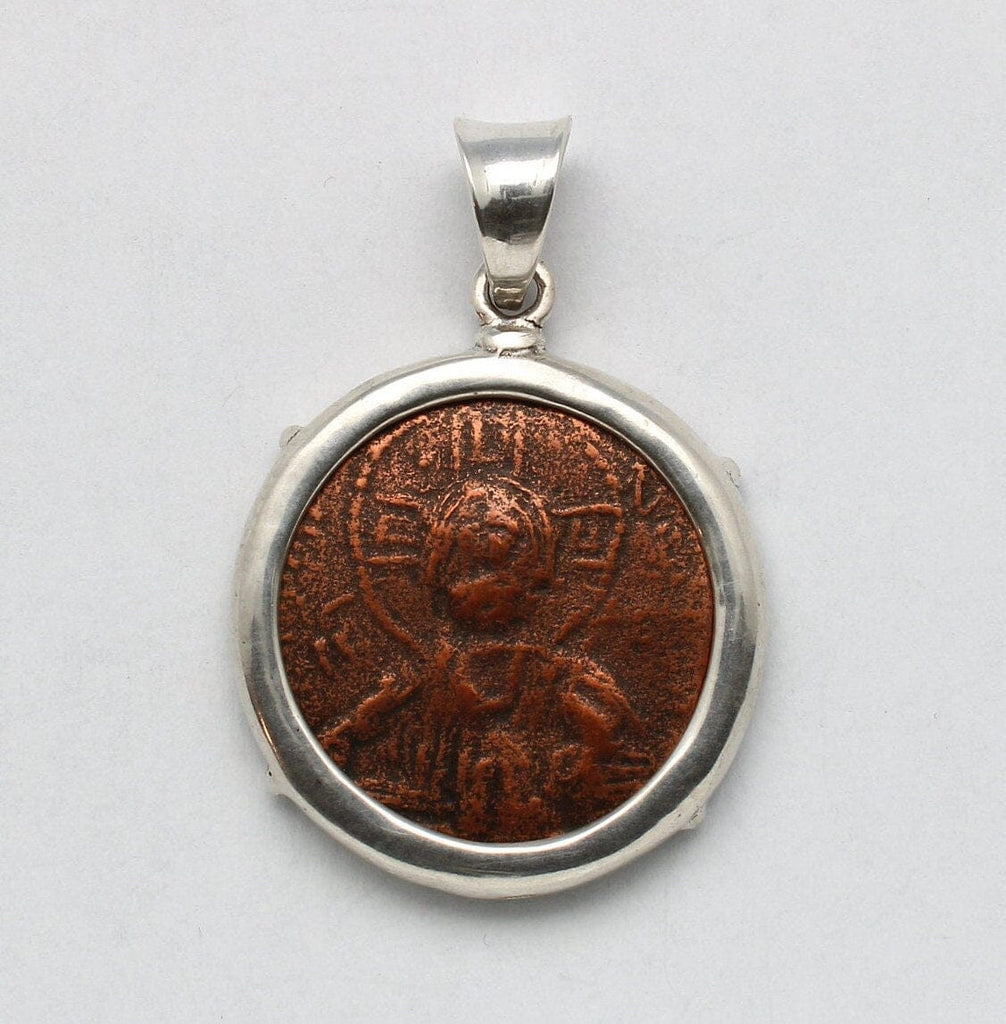 Sterling Silver Pendant, Anonymous Folles Class A Coin, ID14619