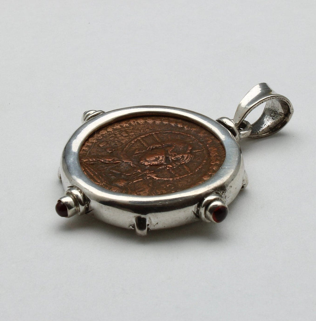 Sterling Silver Pendant, Anonymous Folles Class A Coin, ID14620