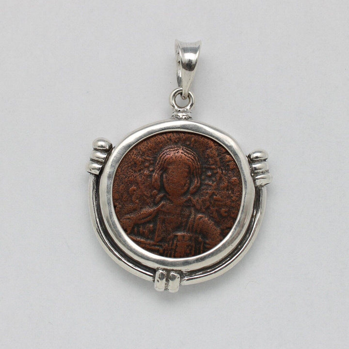 Sterling Silver Pendant, Anonymous Folles Class A Coin, ID14666