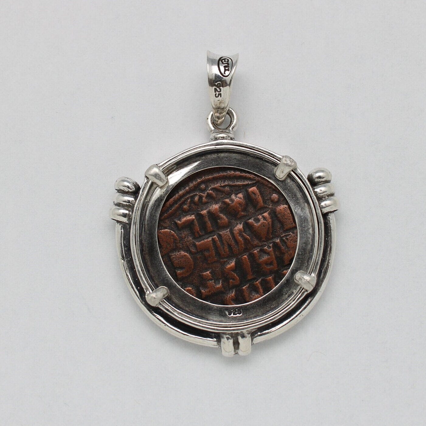 Sterling Silver Pendant, Anonymous Folles Class A Coin, ID14666