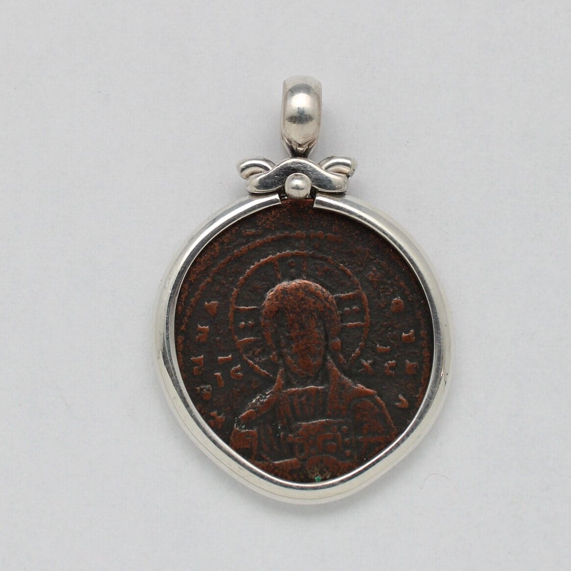 Sterling Silver Pendant, Anonymous Folles Class A Coin, ID14680