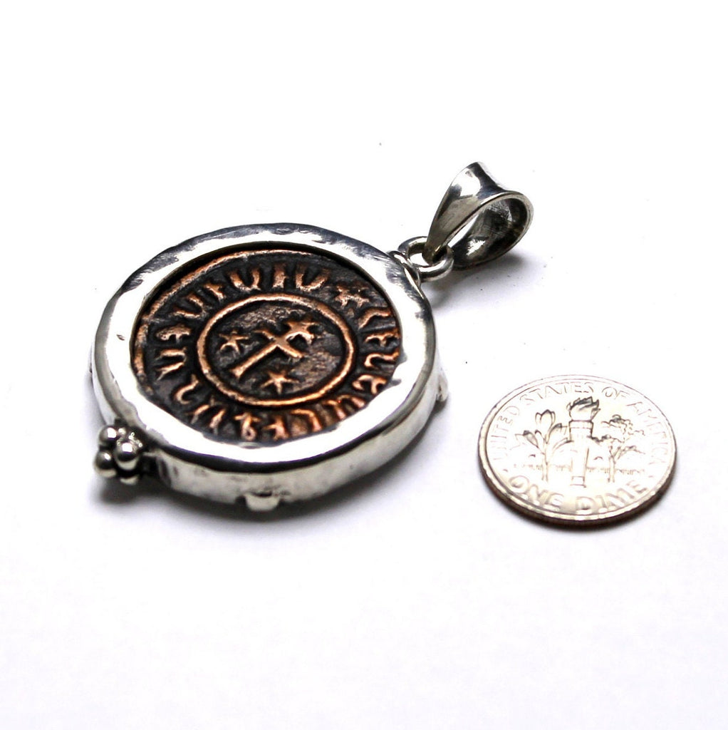 Sterling Silver Pendant, Levon I, Kardez Coin, ID13559