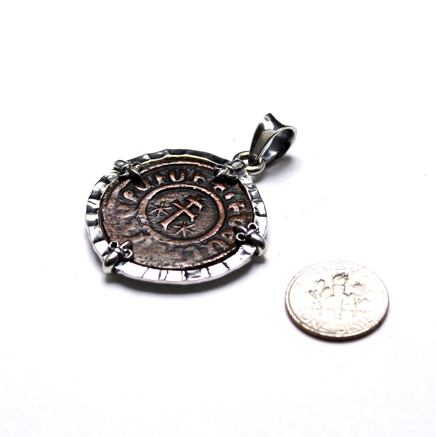 Sterling Silver Pendant, Levon I, Kardez Coin, ID13685
