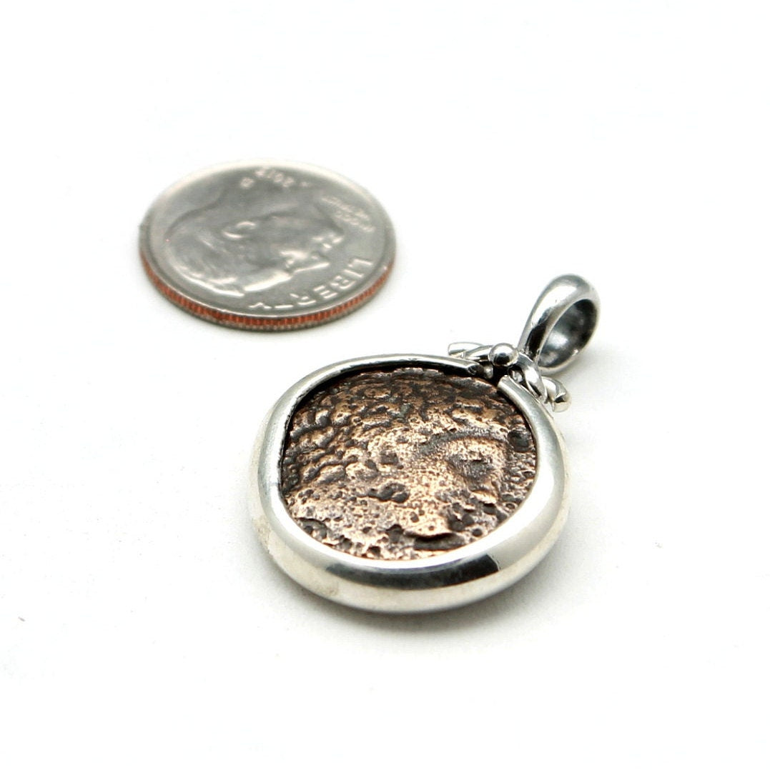 Sterling Silver Pendant, Phalanna, Male Head, Nymph, 7224