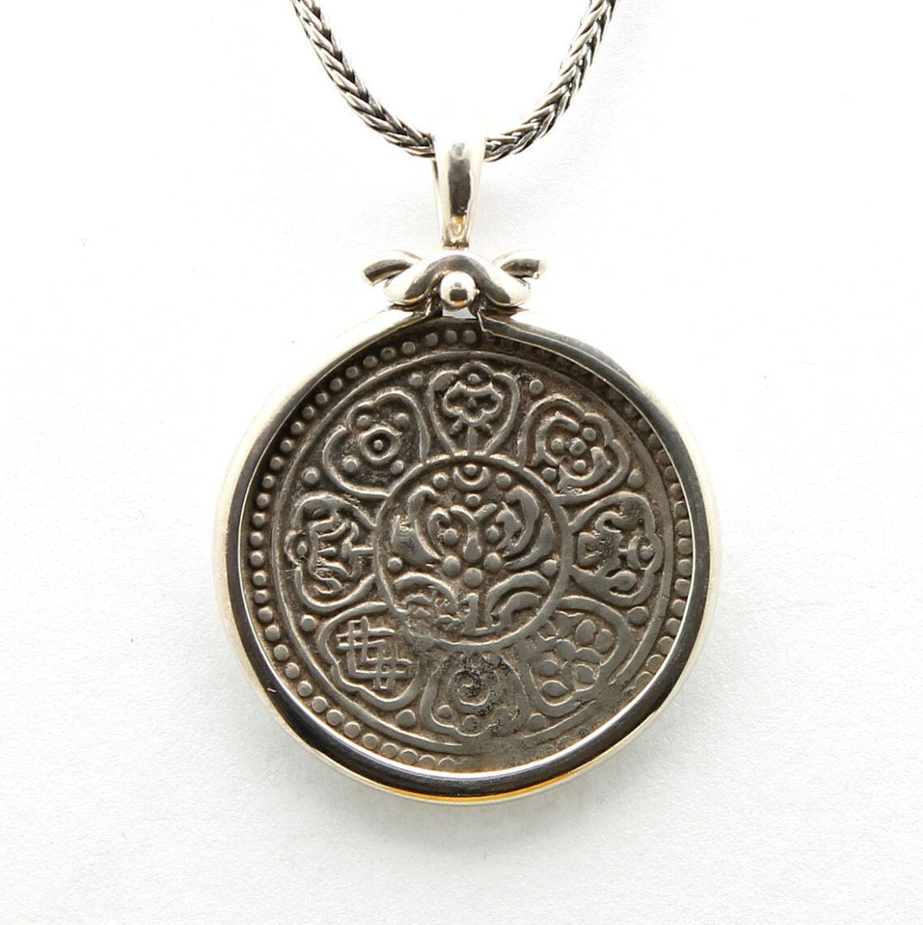 Sterling Silver Pendant, Tibetan Tangka, RM-149